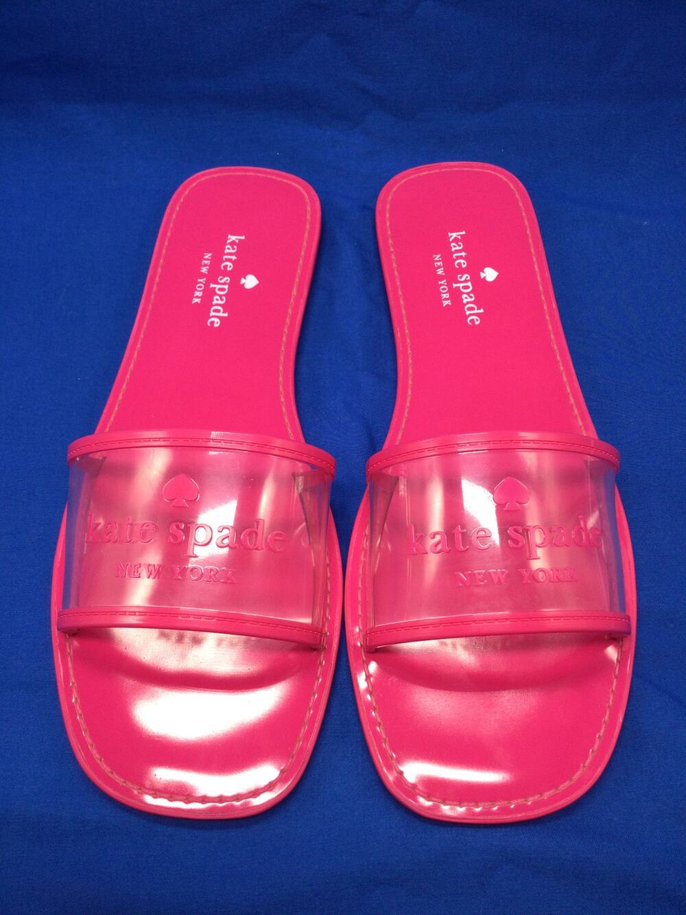 Kate Spade Peyton Clear Pink Sandal Womens 10B